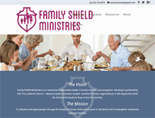 Tablet Screenshot of familyshieldministries.com